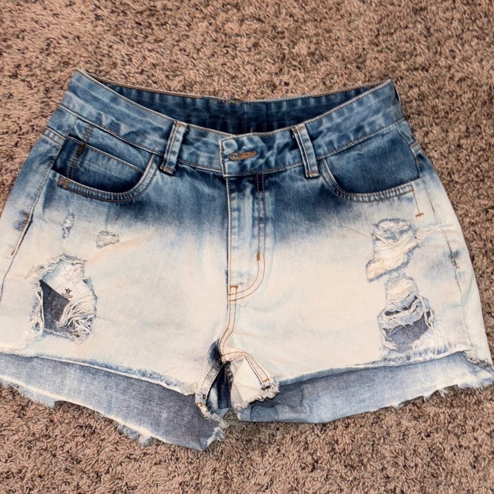 Fleur de Lis Women's Denim Shorts size 40